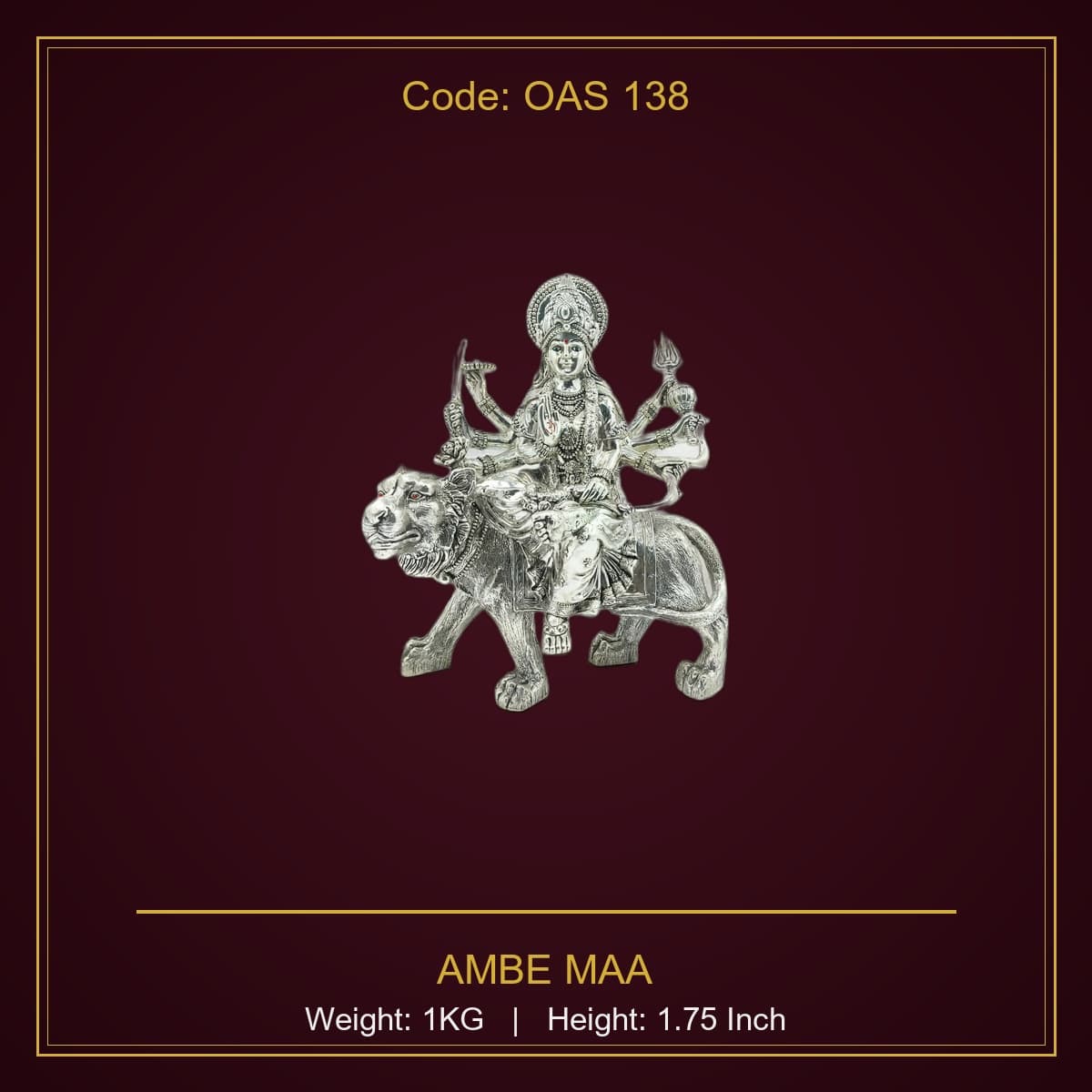 999 Silver Ambe Maa 1Kg
