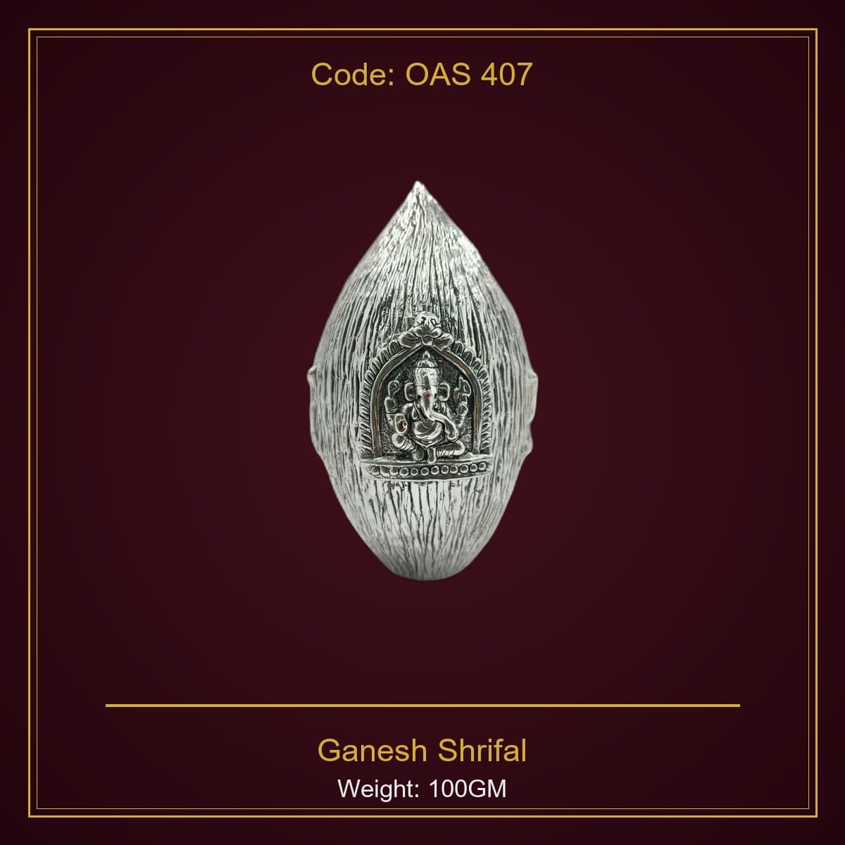 999 Silver Ganesh Shrifal