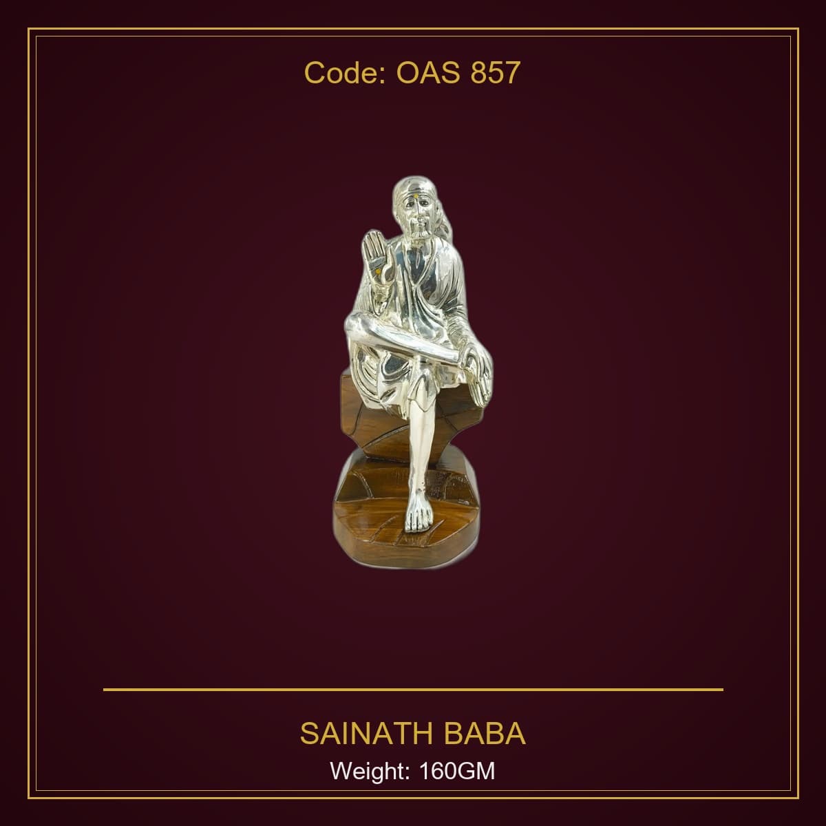 999 Silver Sainath Baba