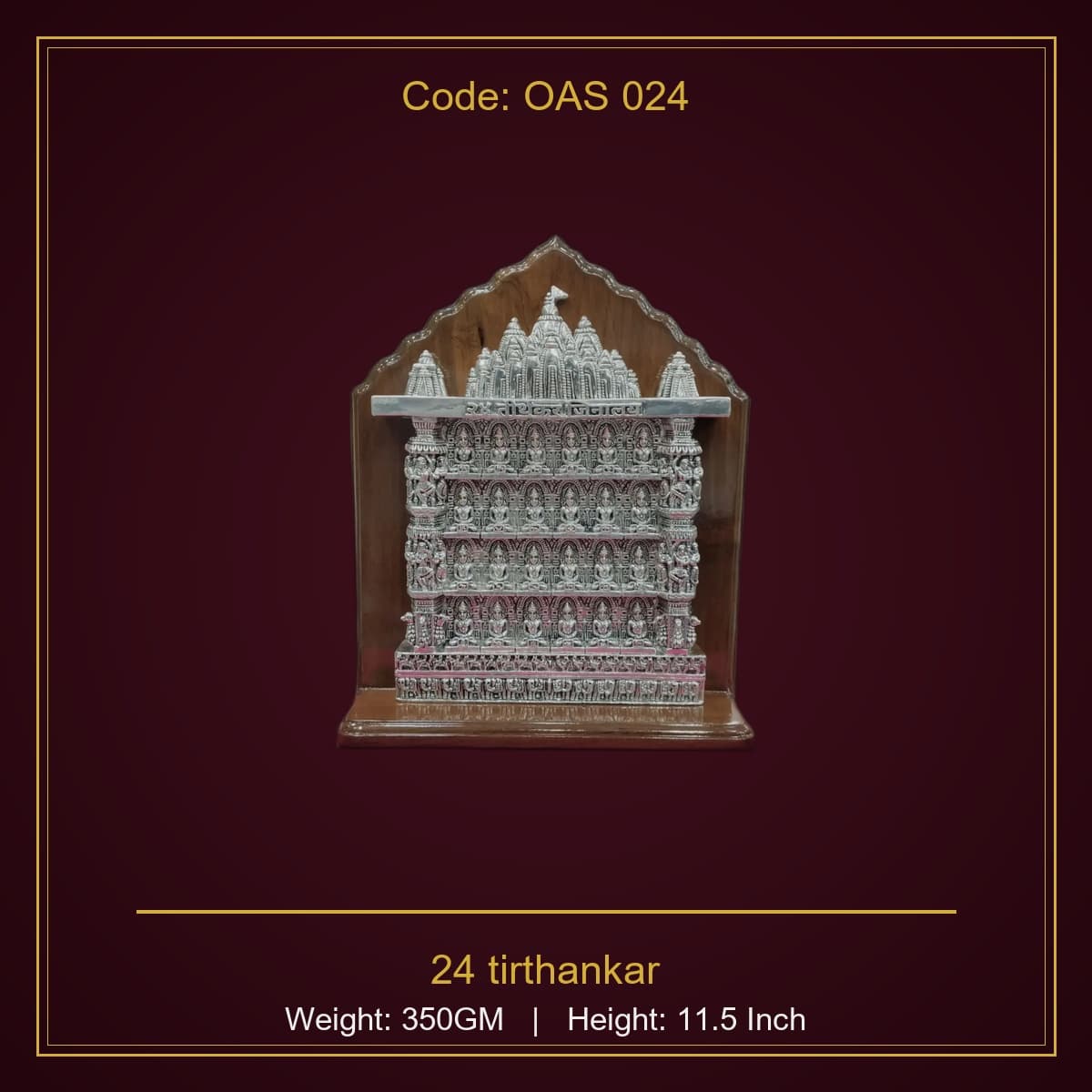 999 Silver 24 tirthankar