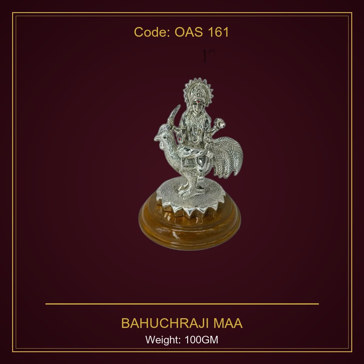 999 Silver Bahuchra Ji Maa