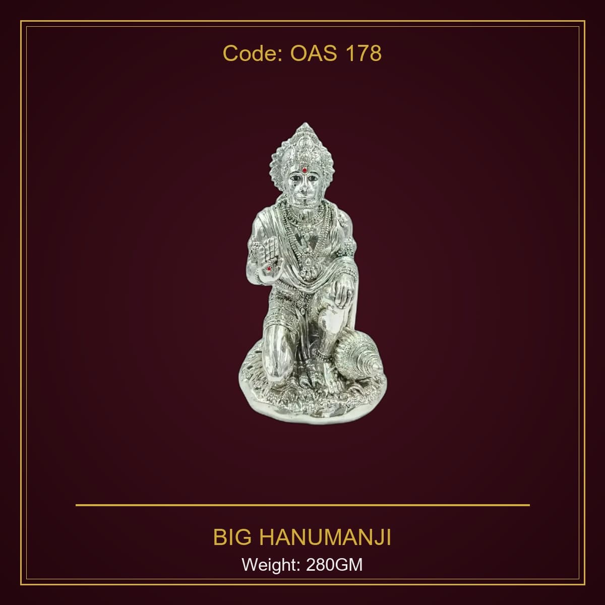 999 Silver Big Hanumanji