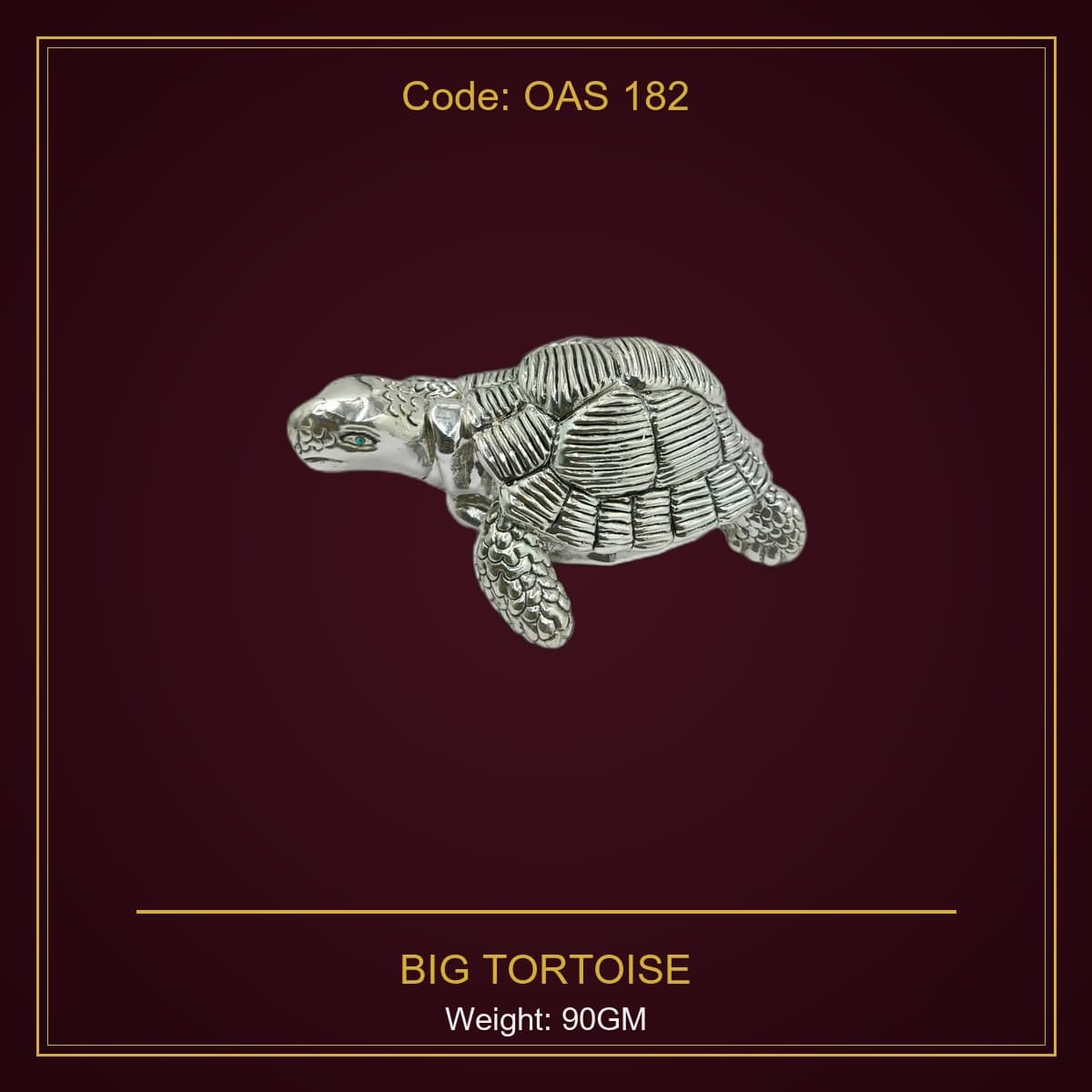 999 Silver Big Tortoise