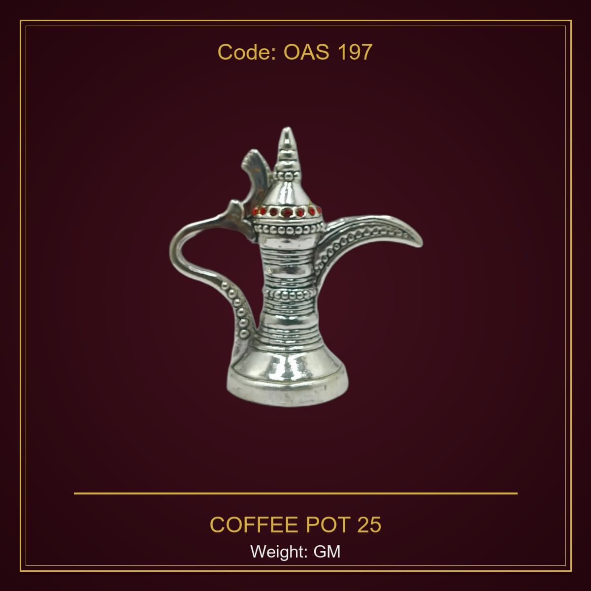999 Silver Coffee Pot