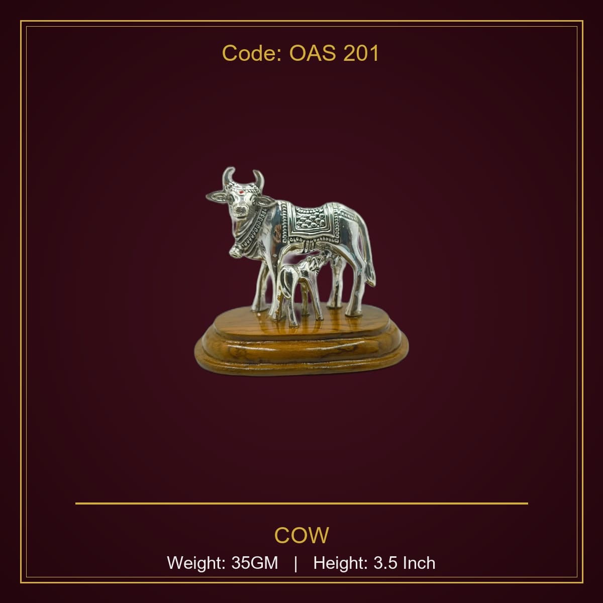 999 Silver Cow