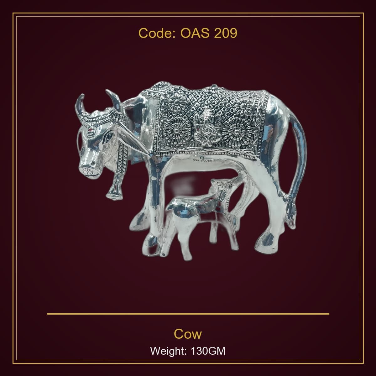 999 Silver Cow