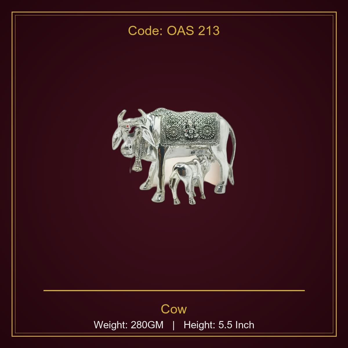 999 Silver Cow