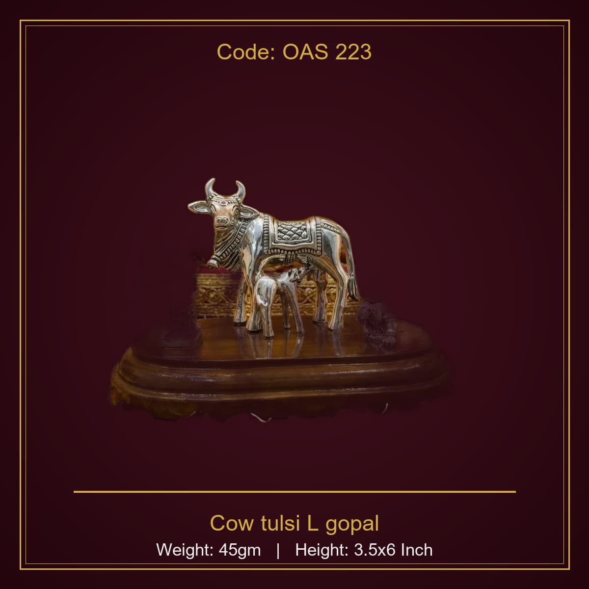 999 Silver Cow tulsi & L.gopal
