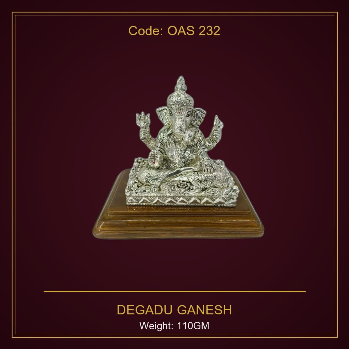 999 Silver Degadu Ganesh