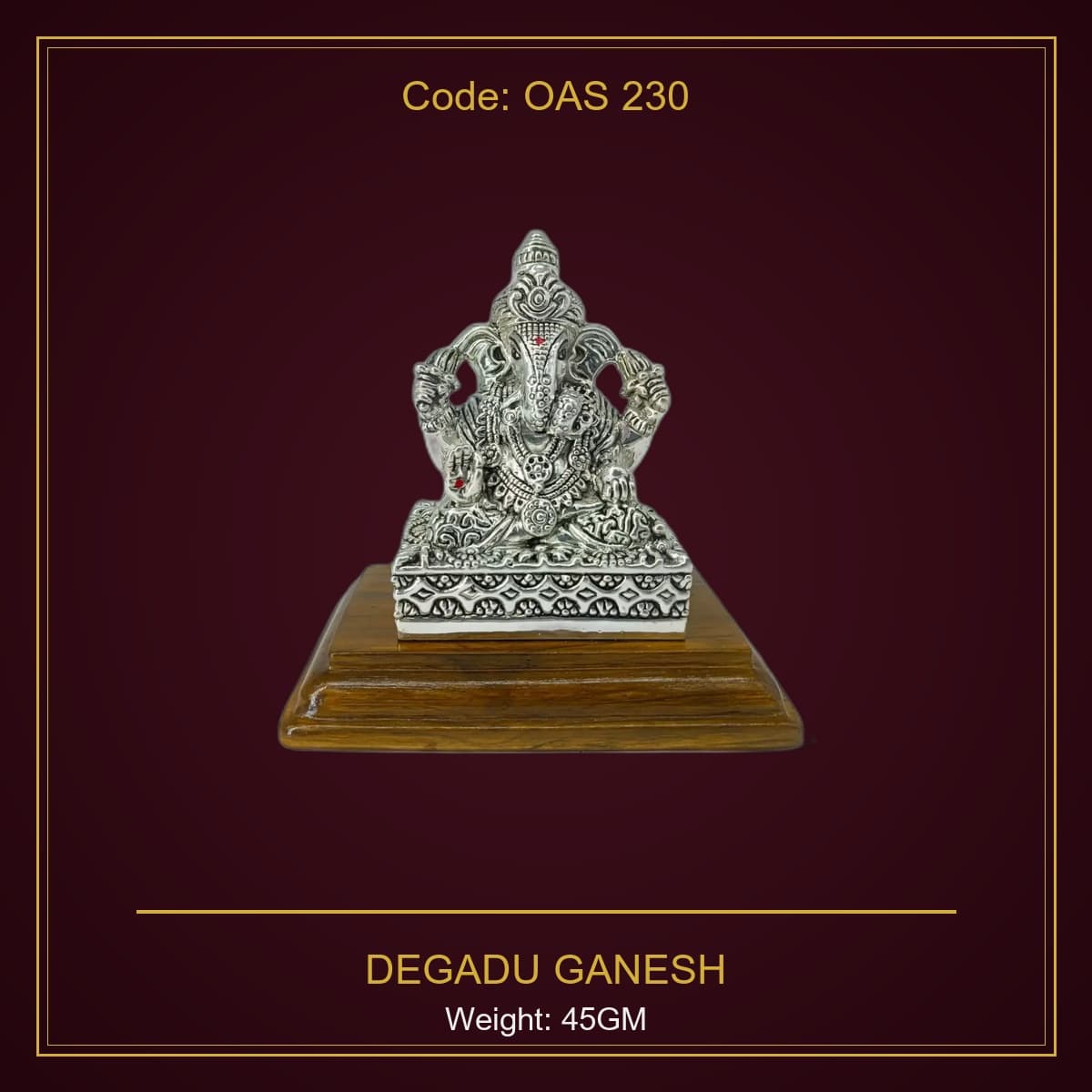 999 Silver Degadu Ganesh