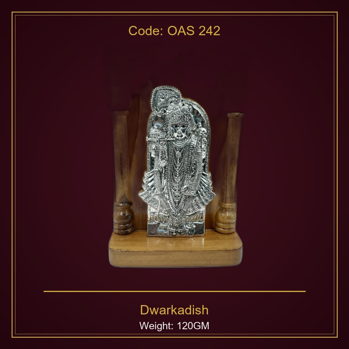 999 Silver Dwarka Dhish