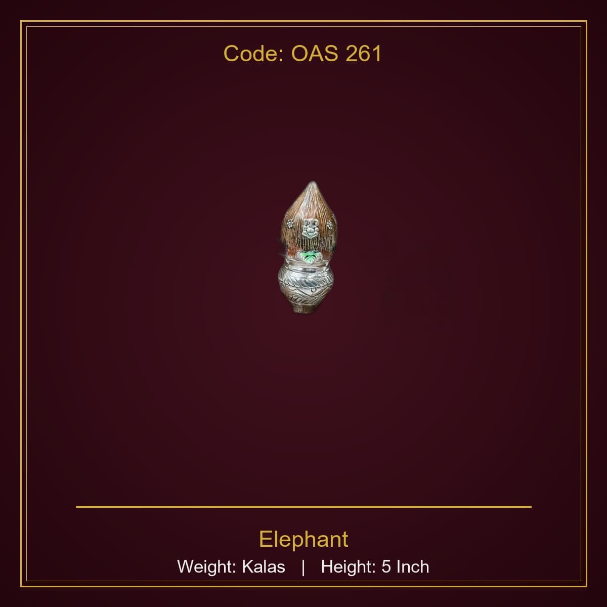 999 Silver Elephant Kalas