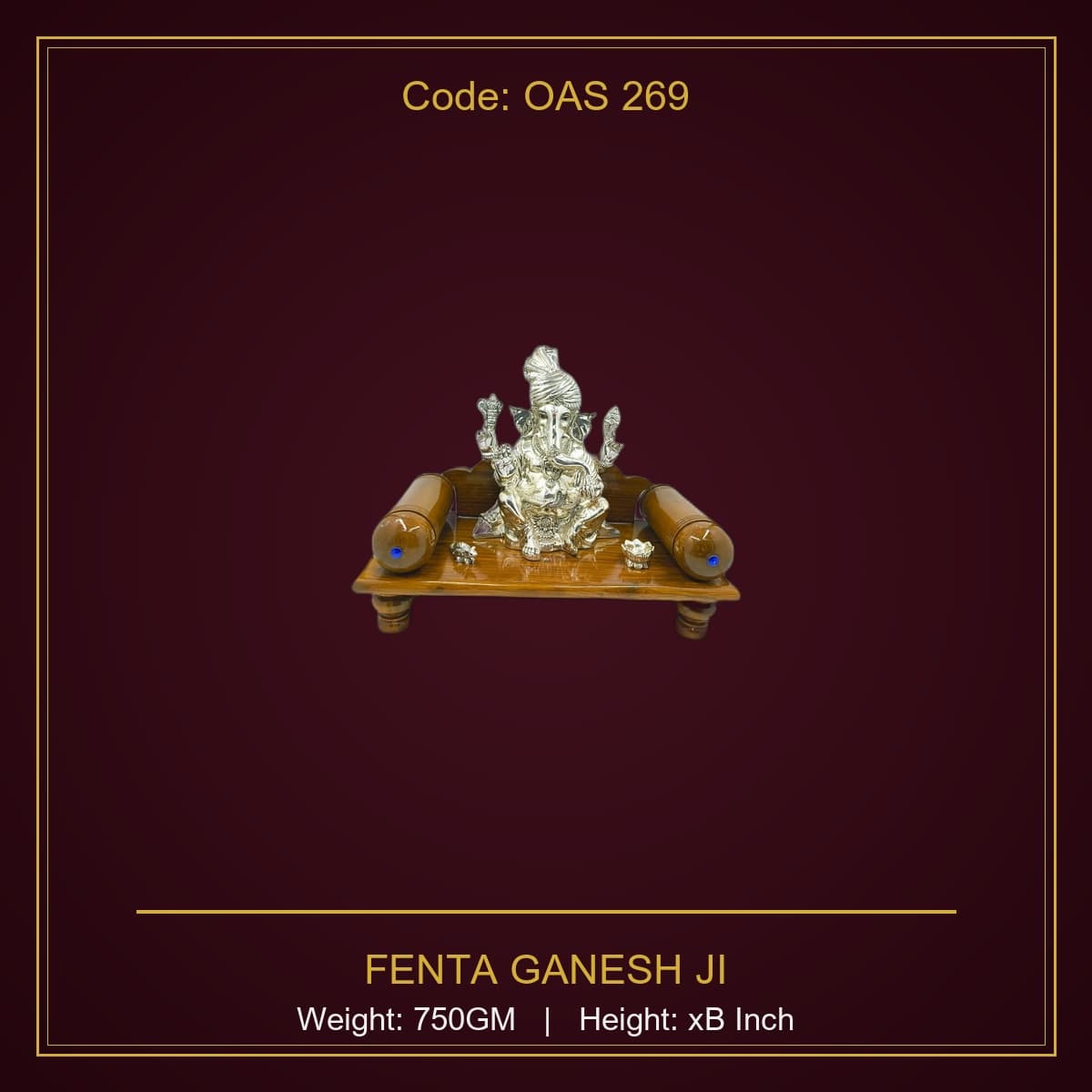 999 Silver Fenta Ganesh Ji