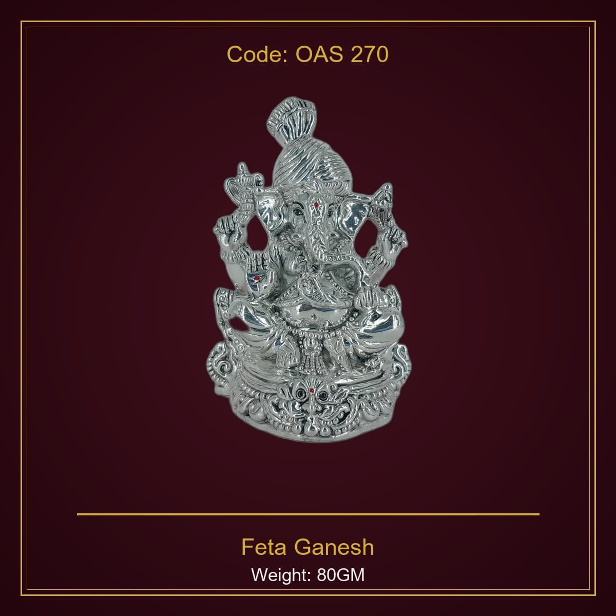 999 Silver Feta Ganesh
