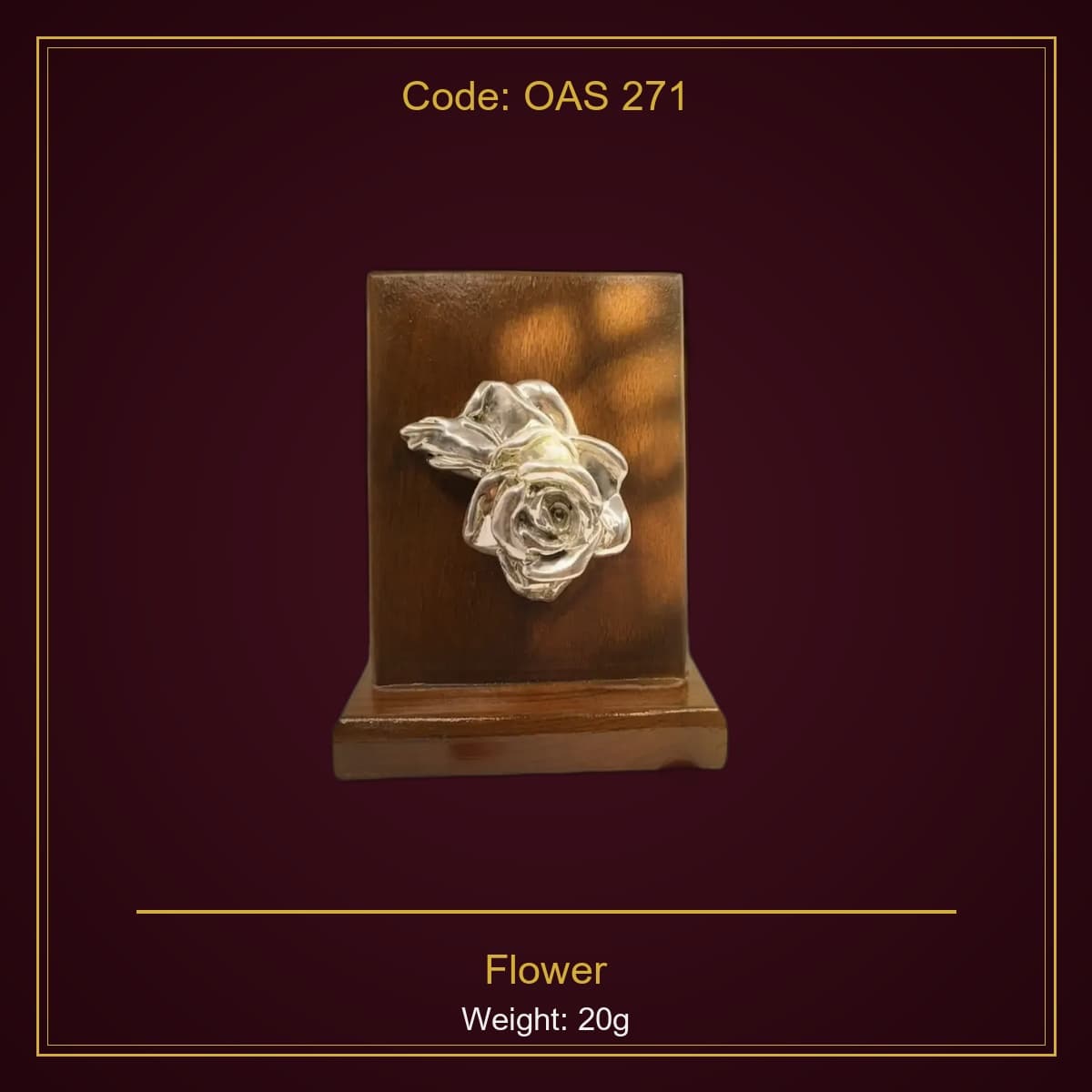 999 Silver Flower 20g
