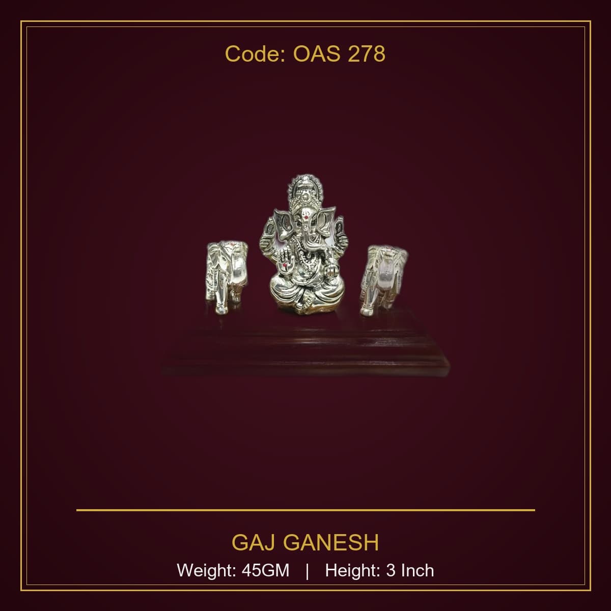 999 Silver Gaj Ganesh