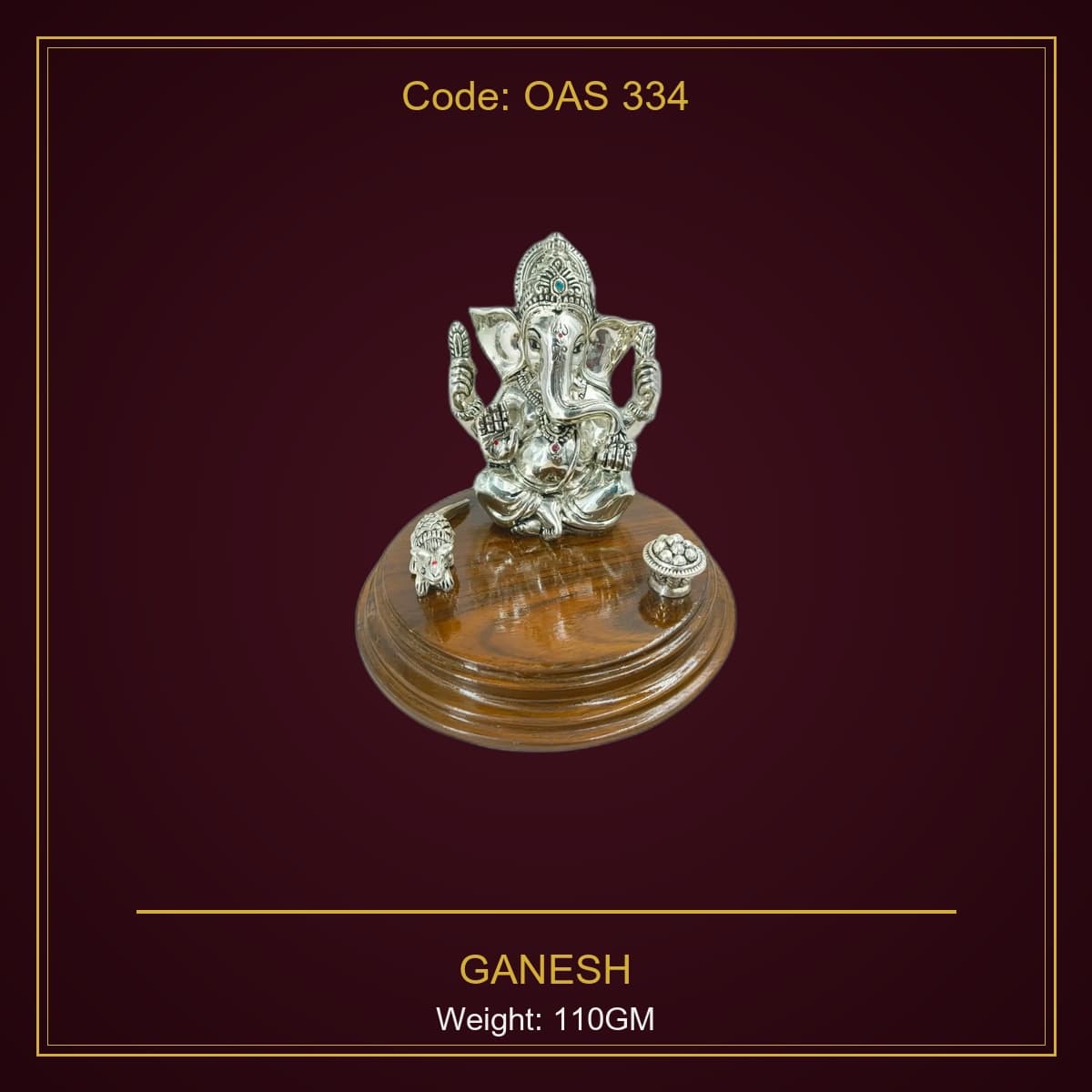 999 Silver Ganesh