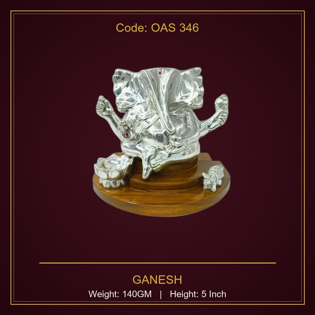 999 Silver Ganesh