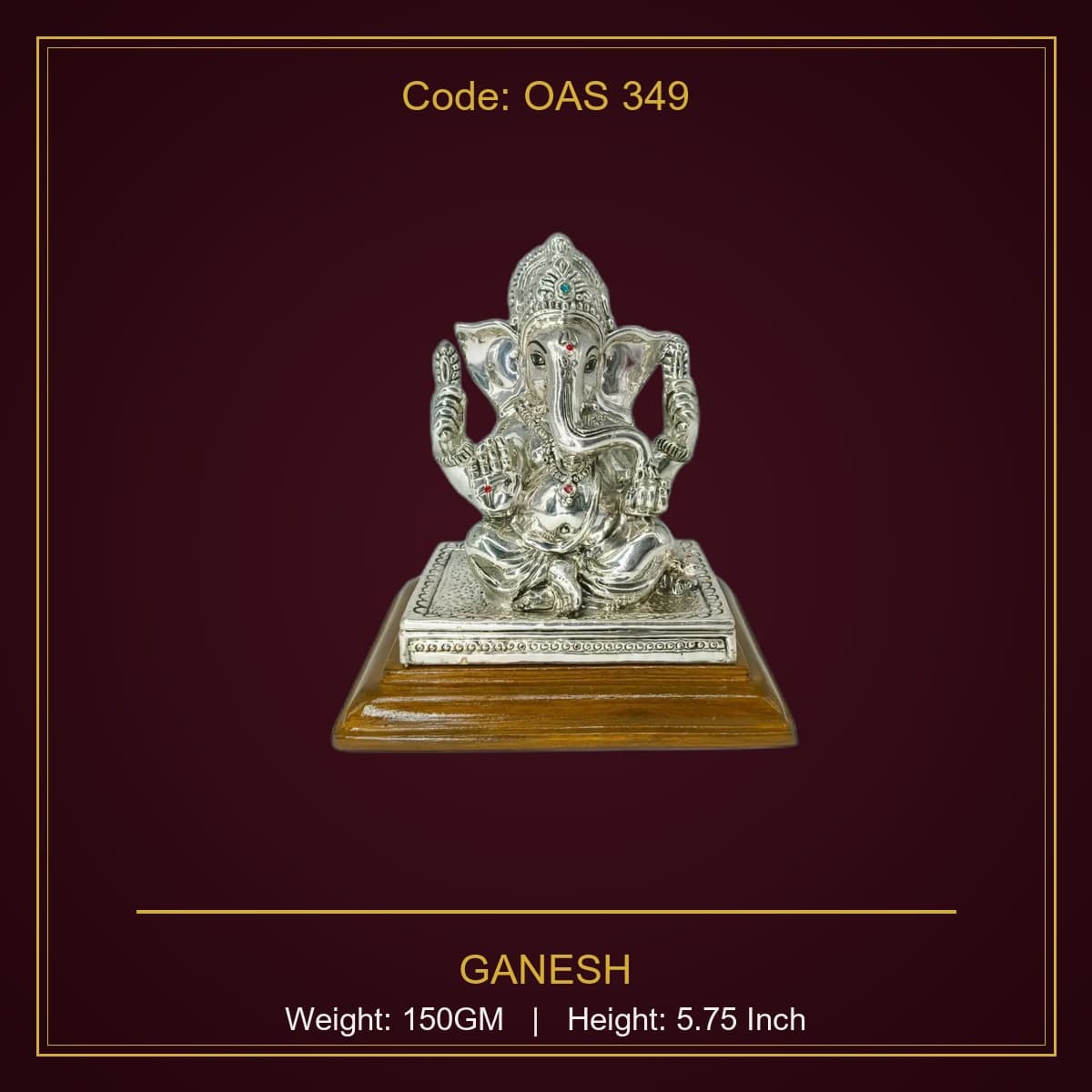 999 Silver Ganesh