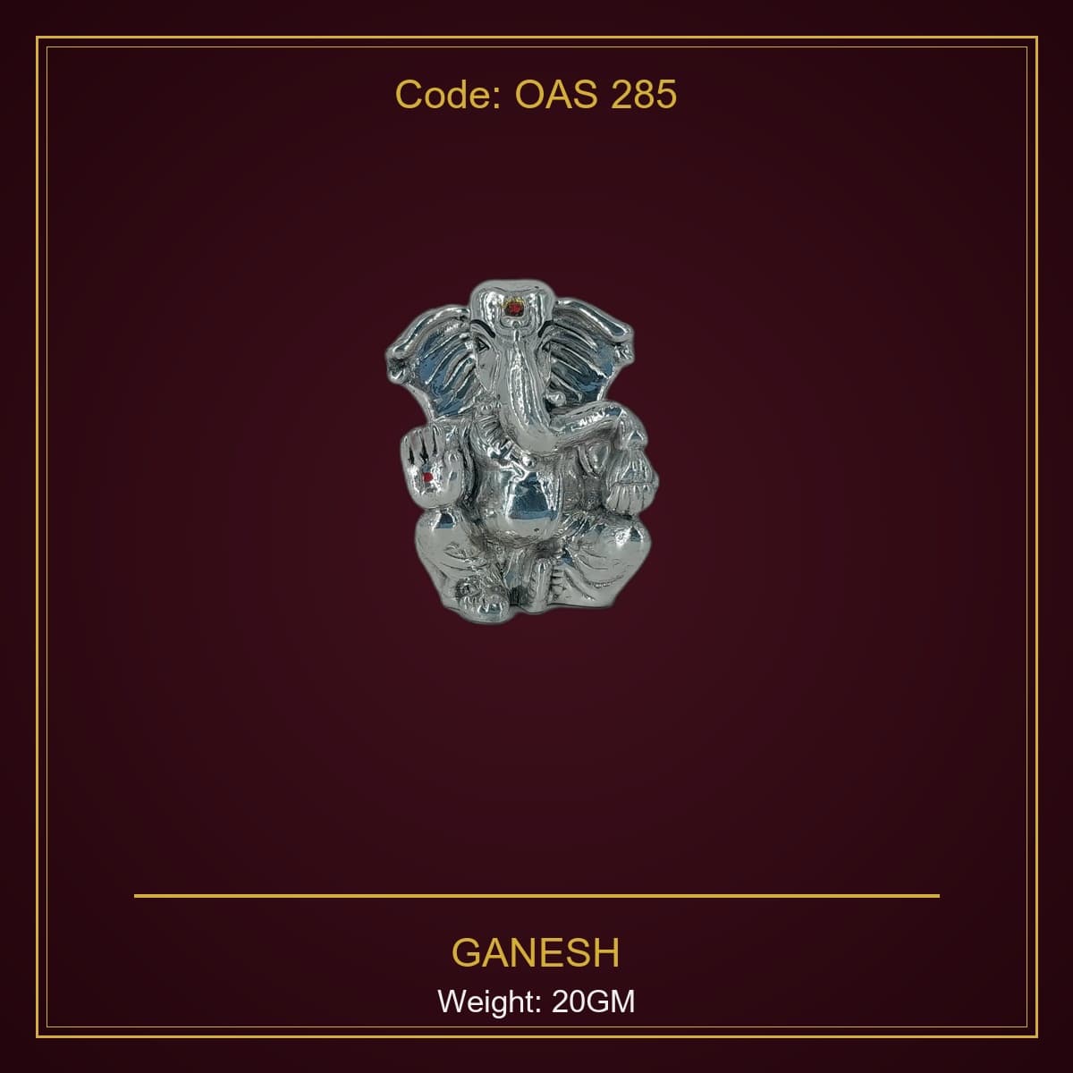 999 Silver Ganesh