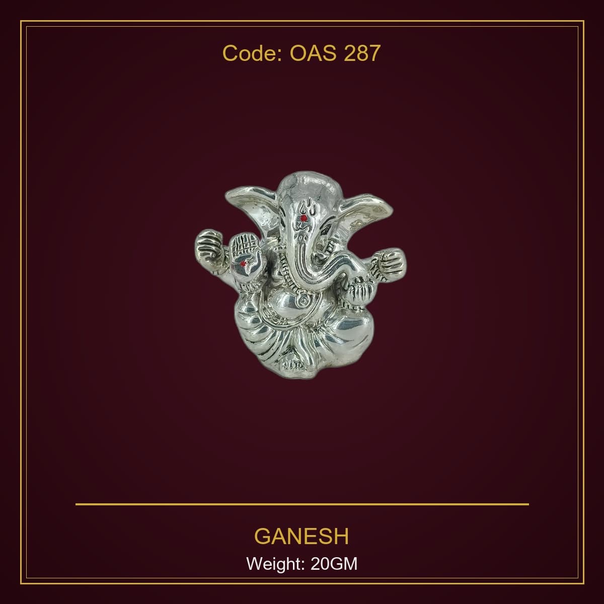 999 Silver Ganesh