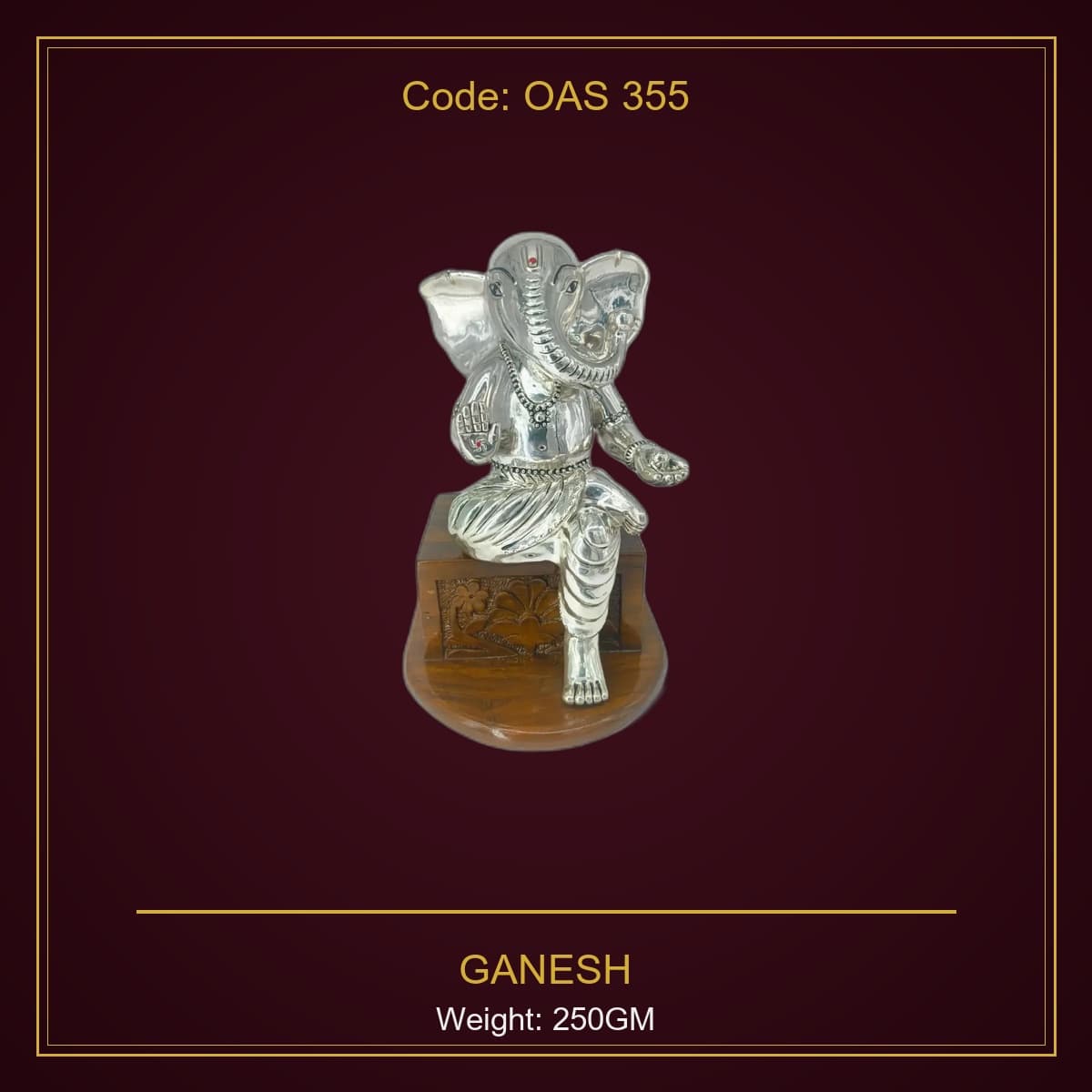 999 Silver Ganesh