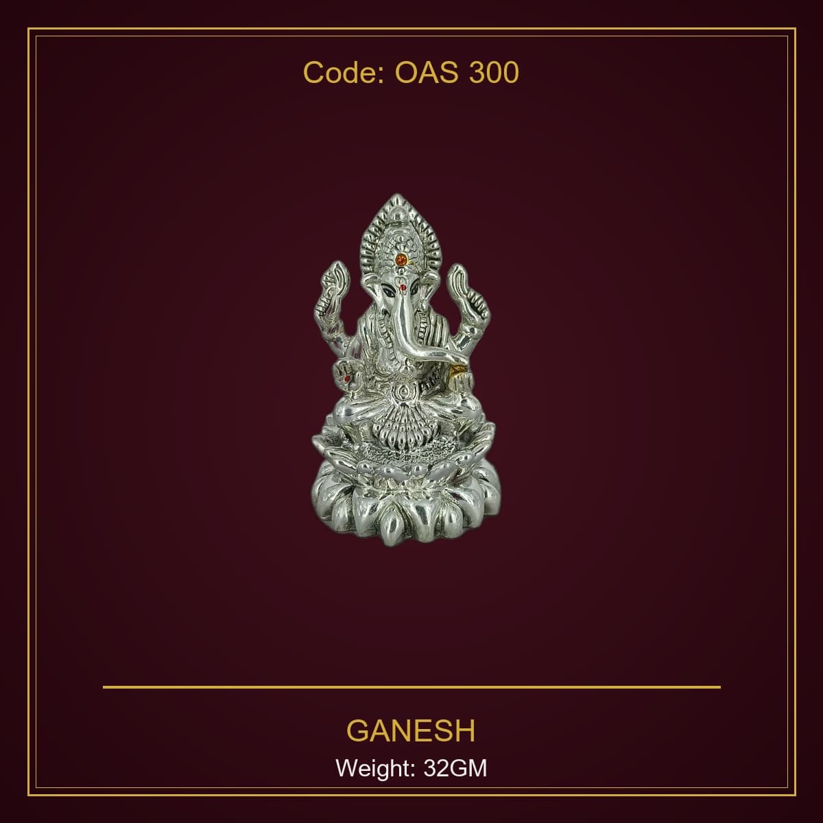 999 Silver Ganesh