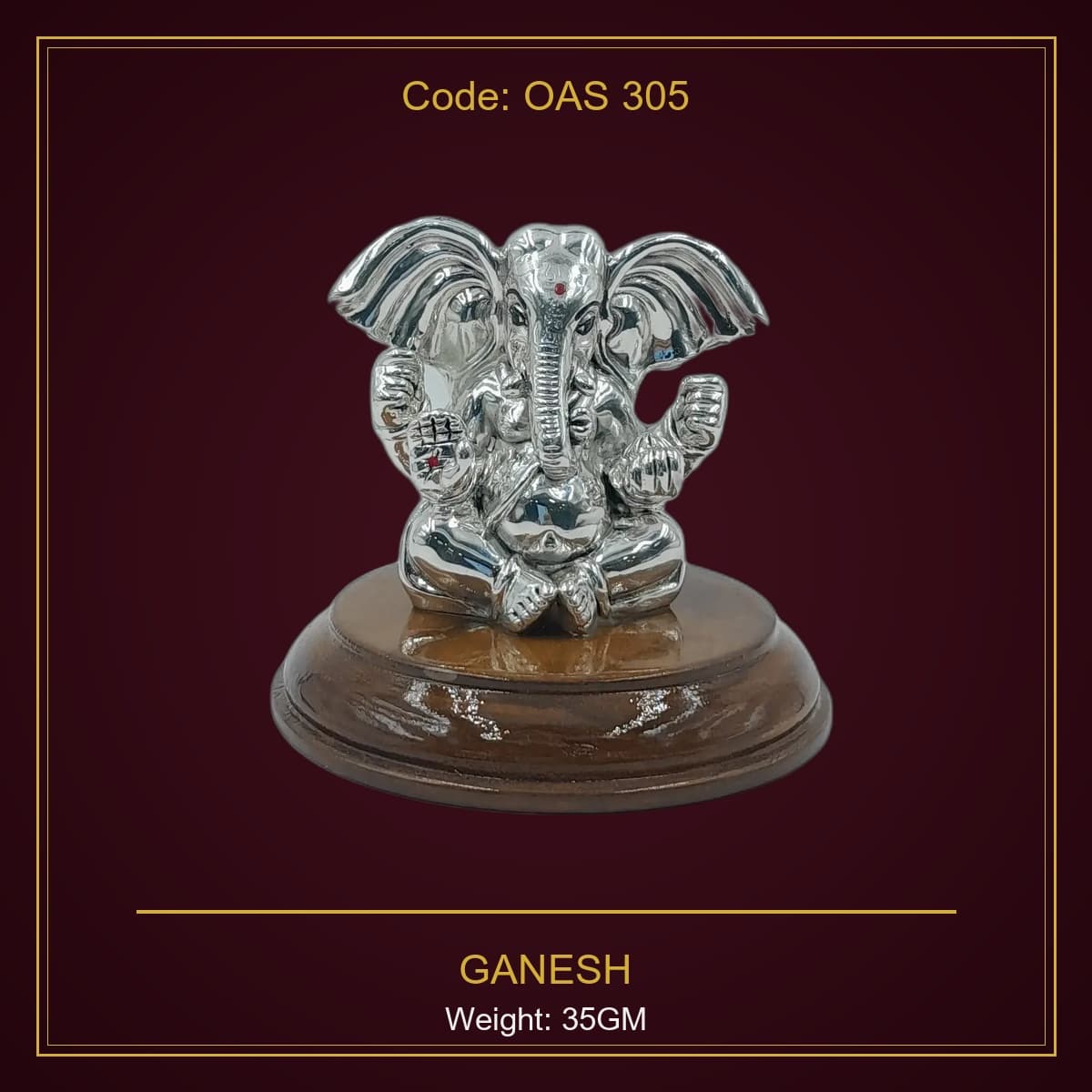 999 Silver Ganesh