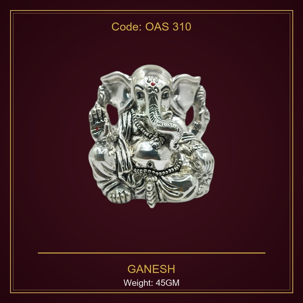 999 Silver Ganesh