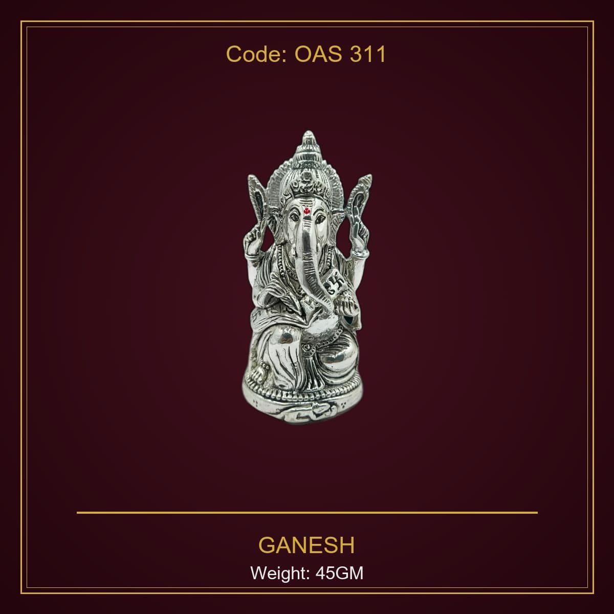 999 Silver Ganesh