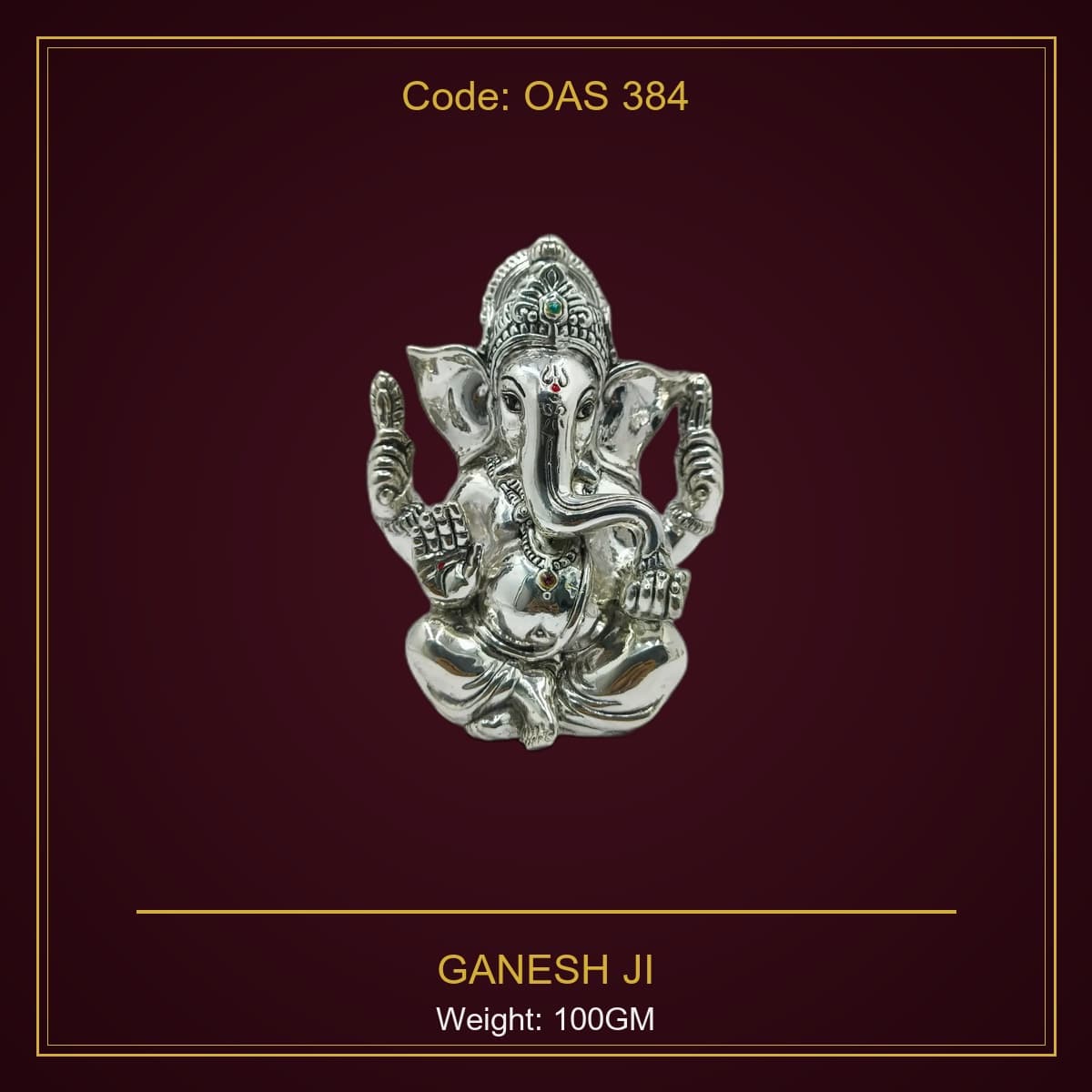 999 Silver Ganesh Ji