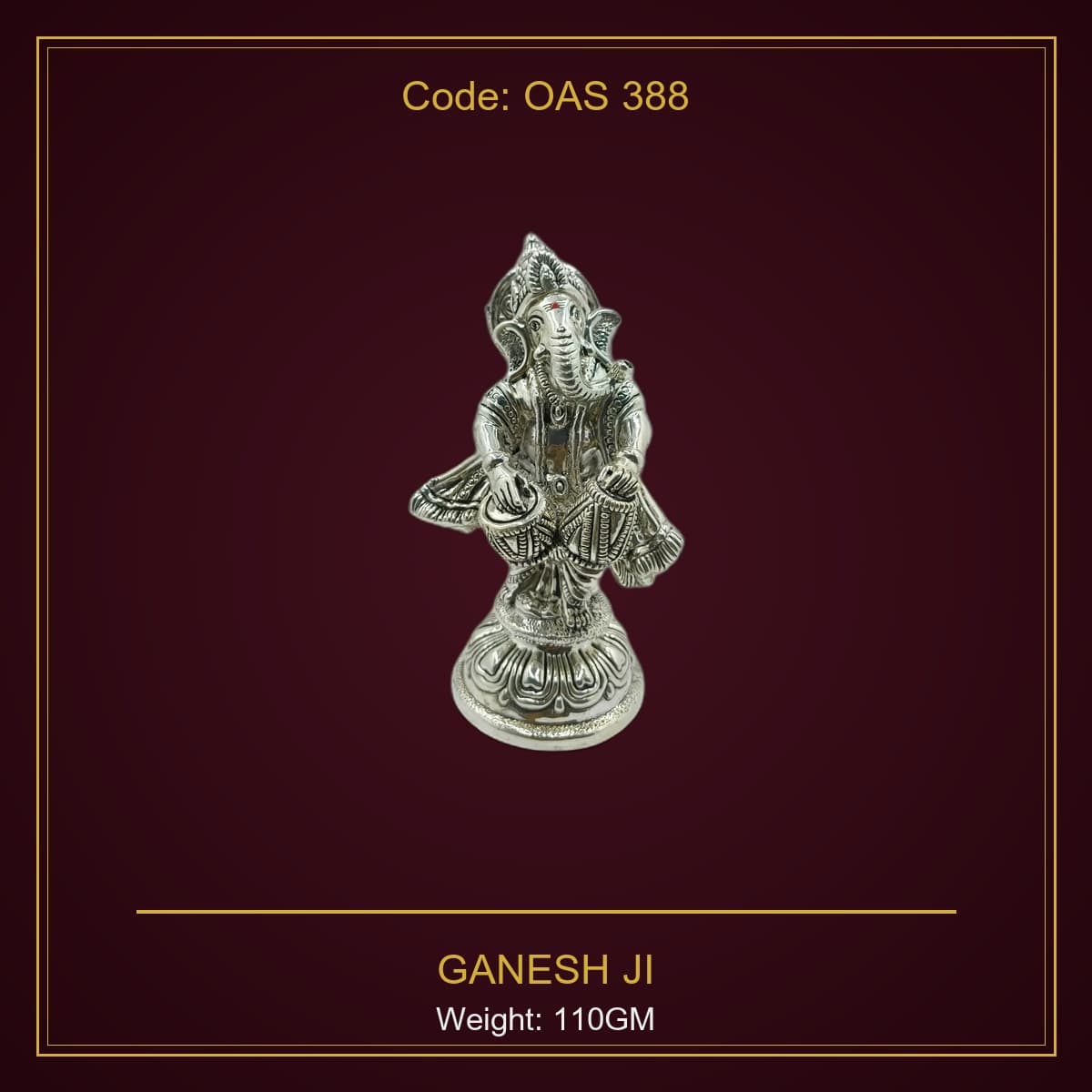 999 Silver Ganesh Ji