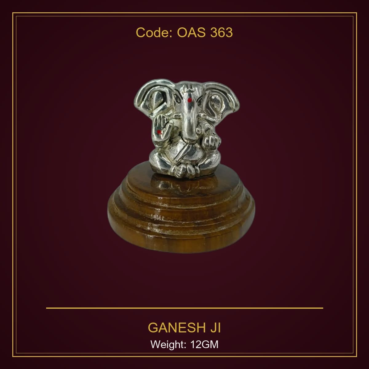 999 Silver Ganesh Ji