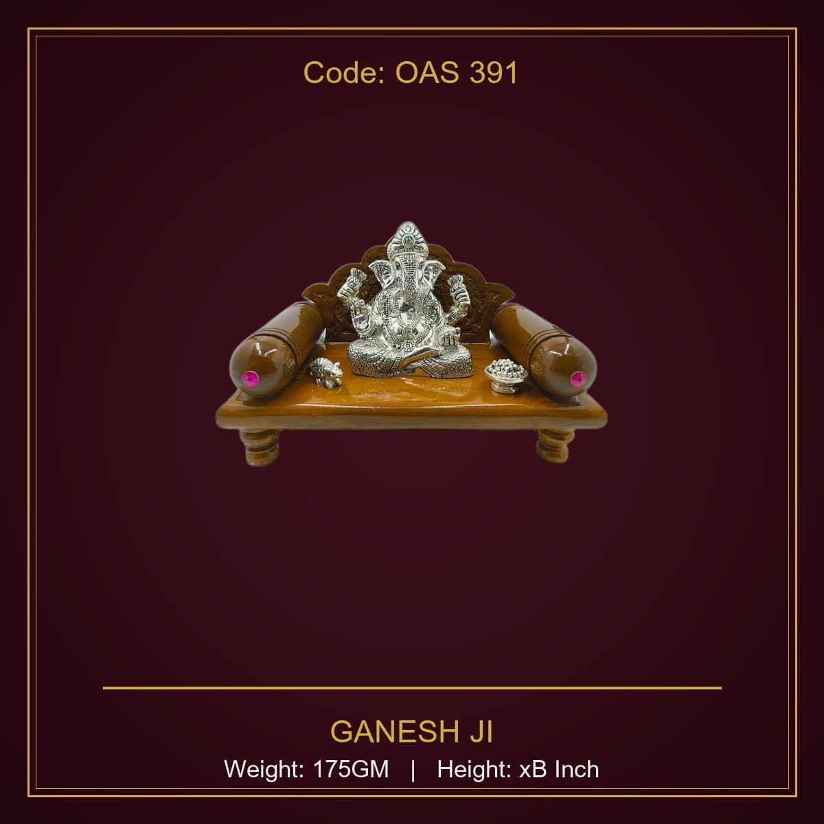 999 Silver Ganesh Ji