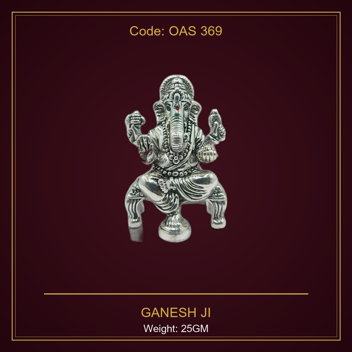 999 Silver Ganesh Ji