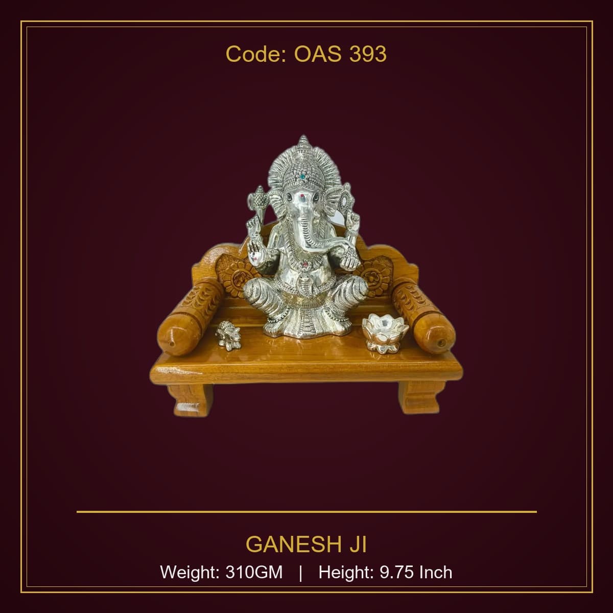 999 Silver Ganesh Ji