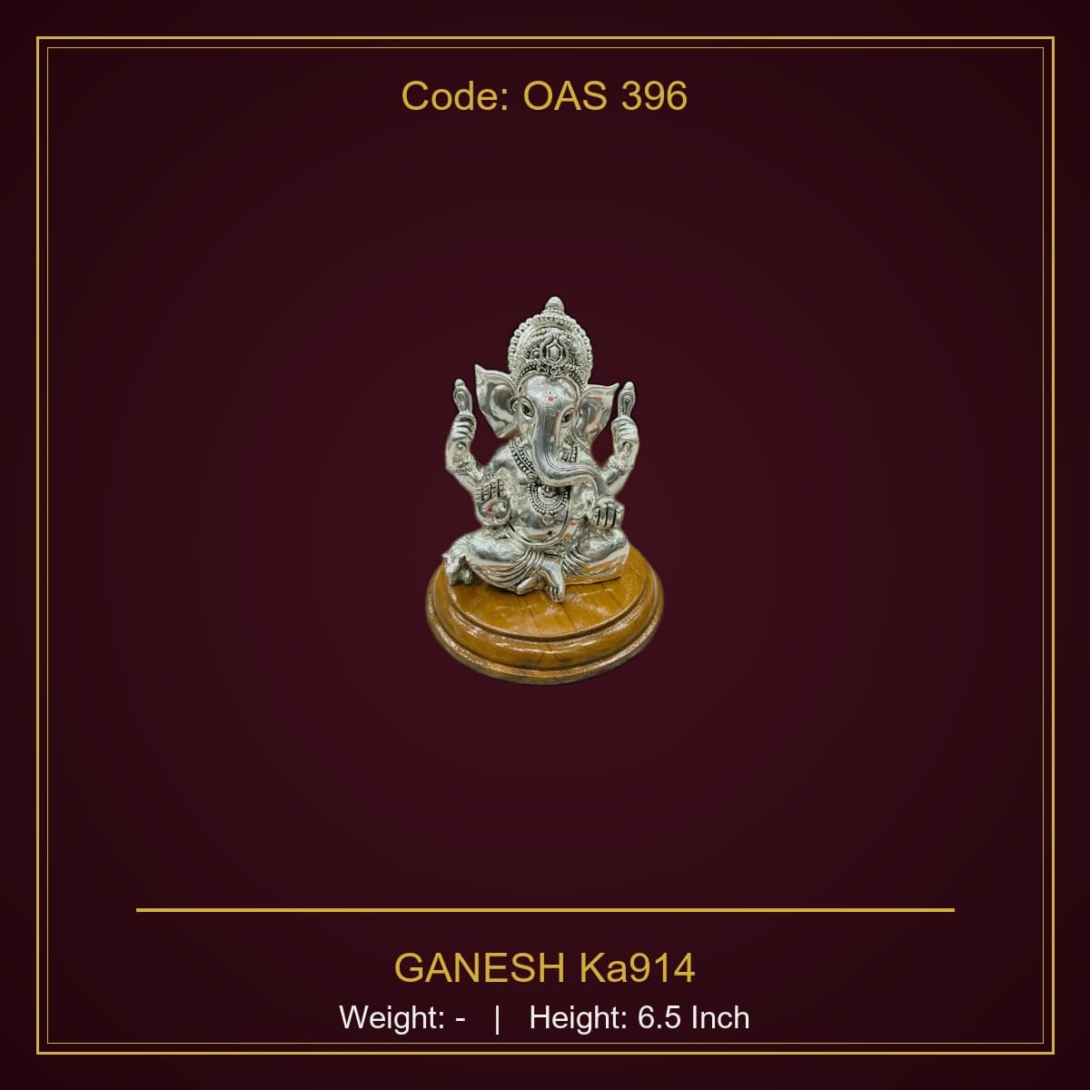 999 Silver Ganesh