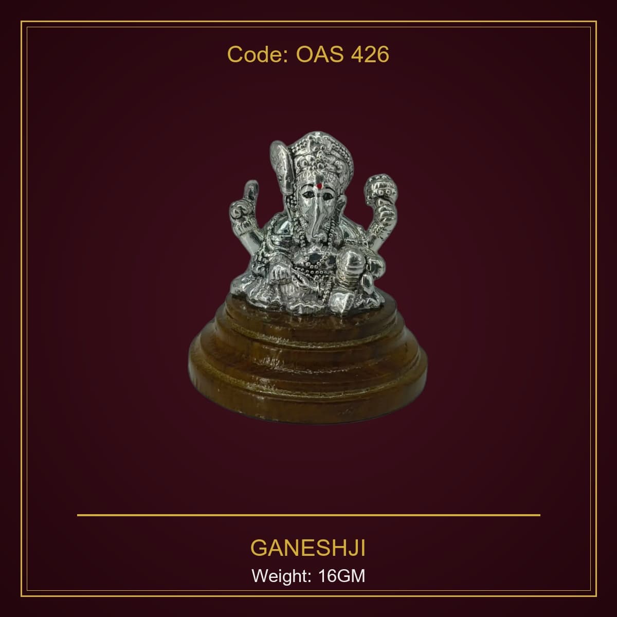 999 Silver Ganeshji