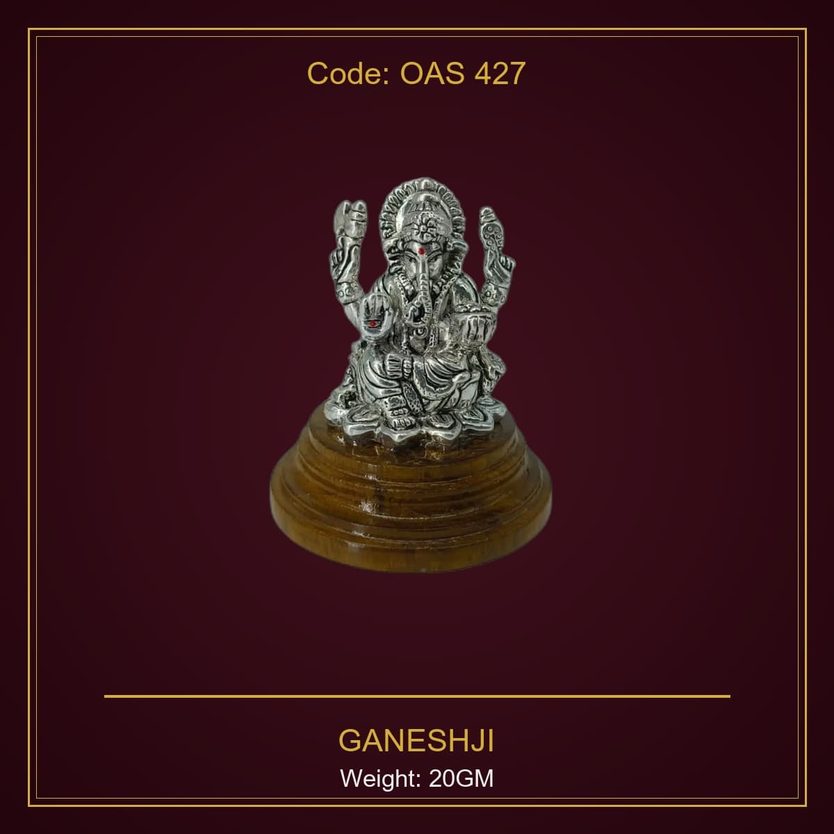 999 Silver Ganeshji