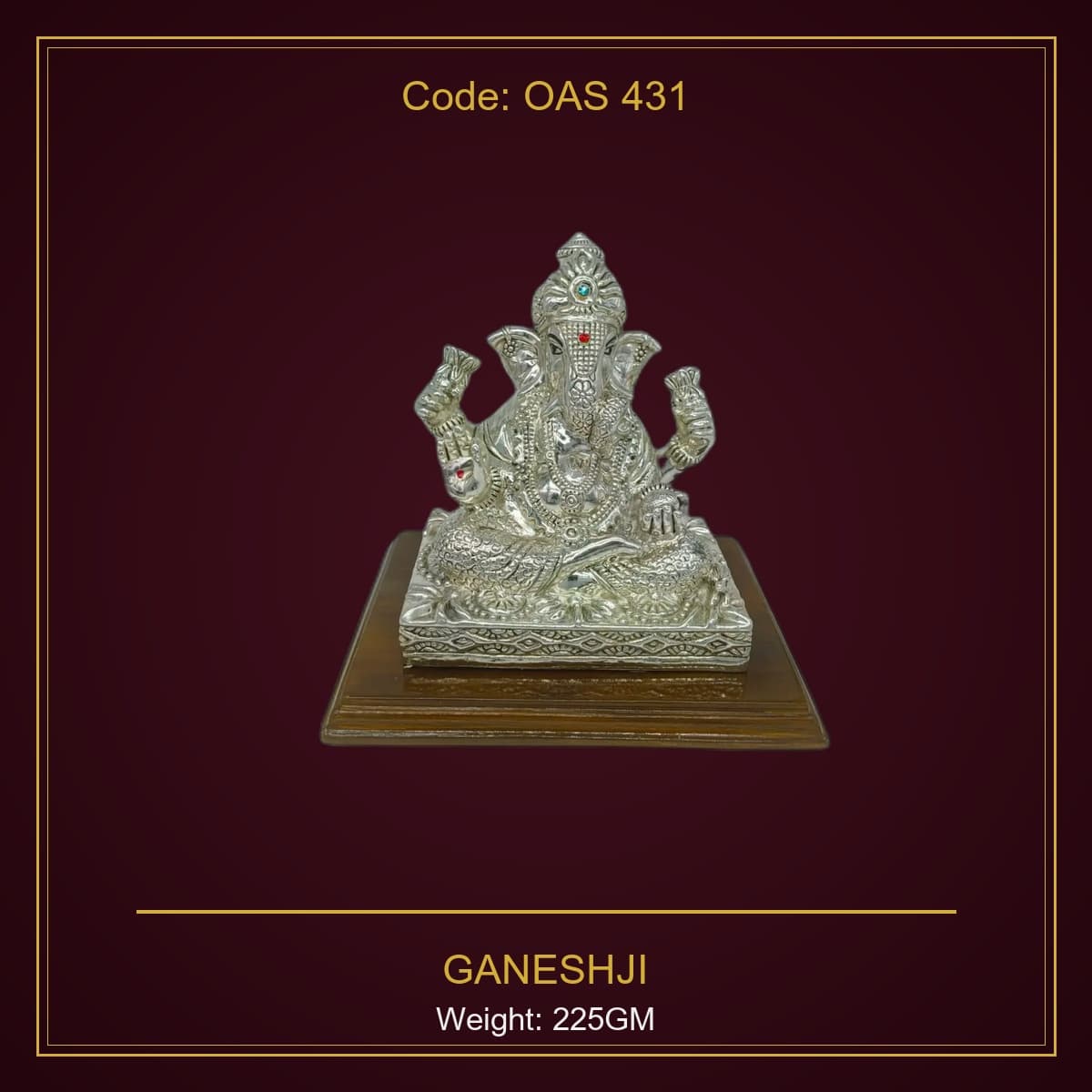 999 Silver Ganeshji