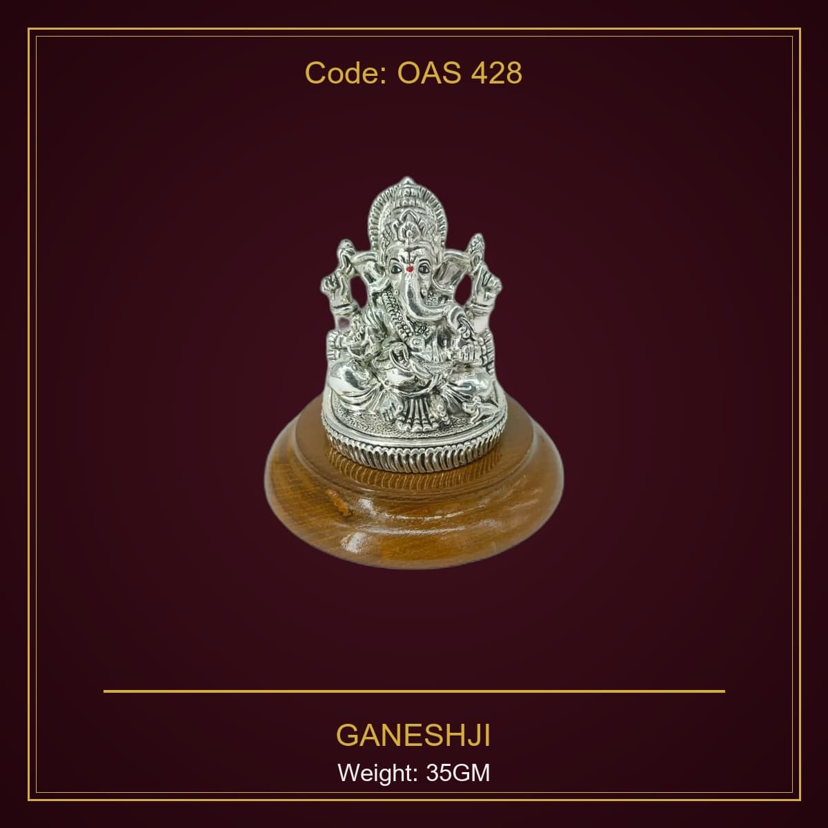 999 Silver Ganeshji