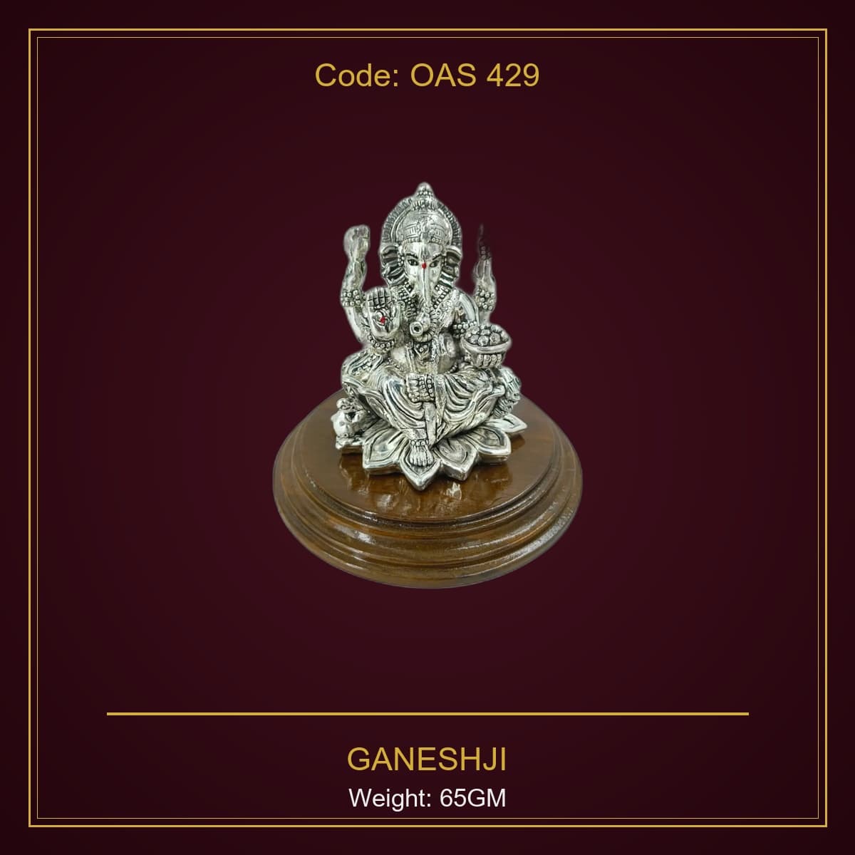 999 Silver Ganeshji