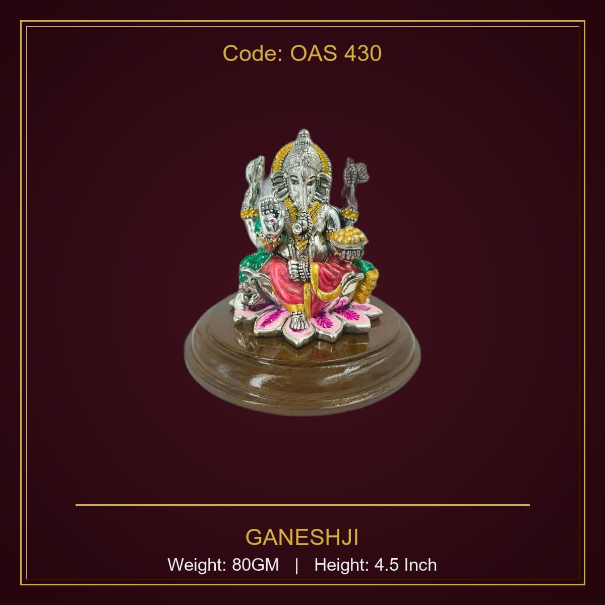 999 Silver Ganeshji
