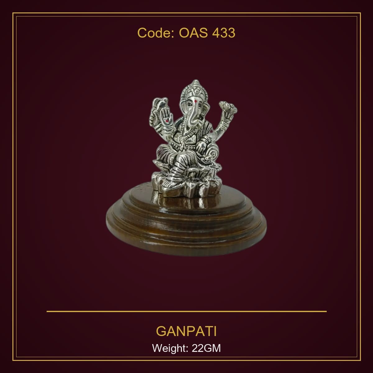 999 Silver Ganpati