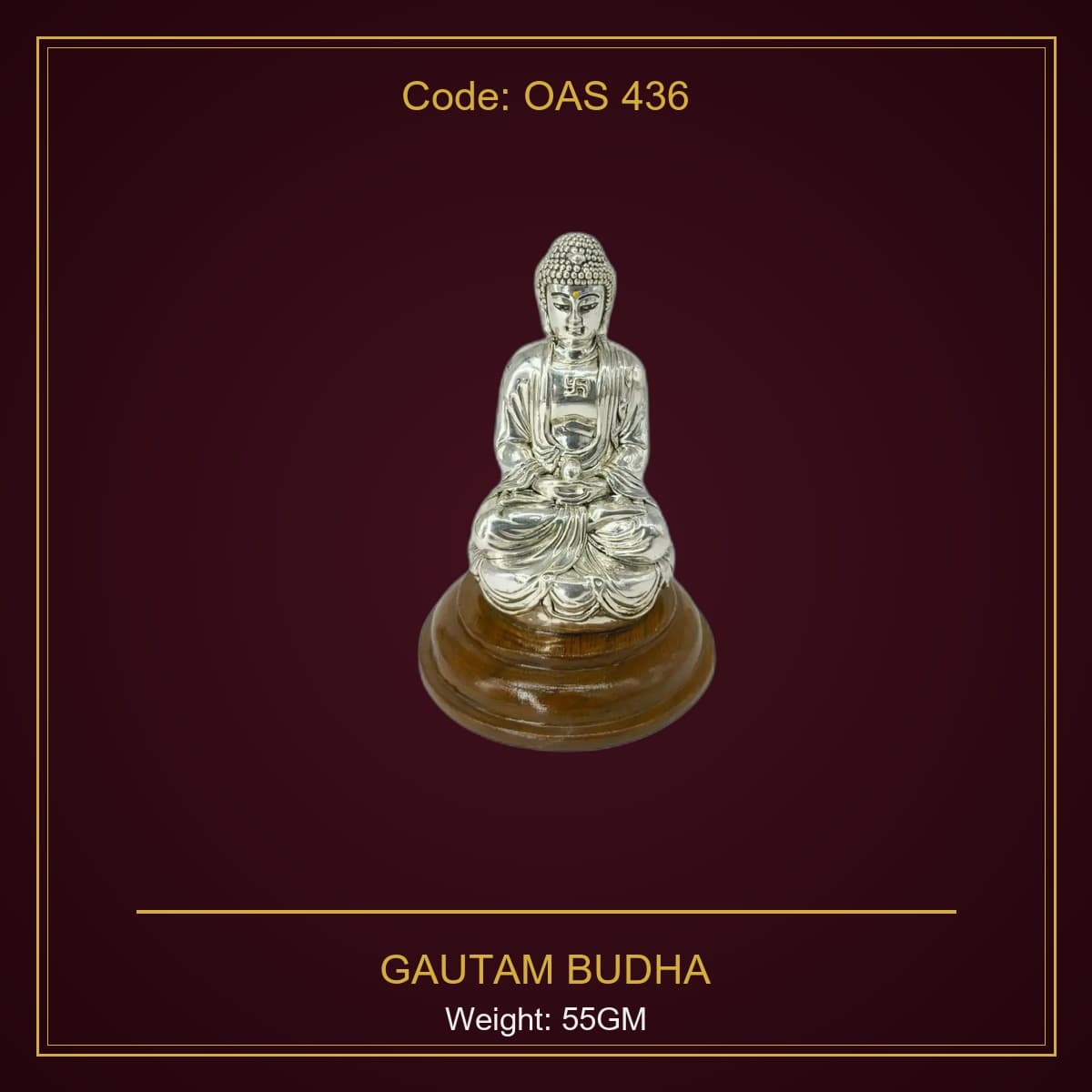 999 Silver Gautam Budha