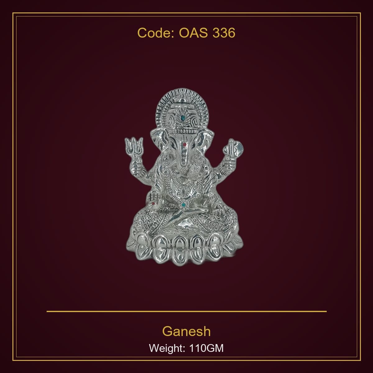 999 Silver Ganesh