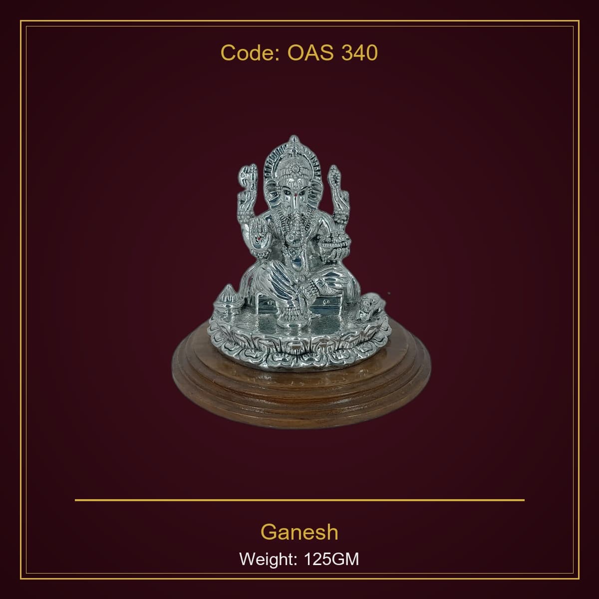 999 Silver Ganesh