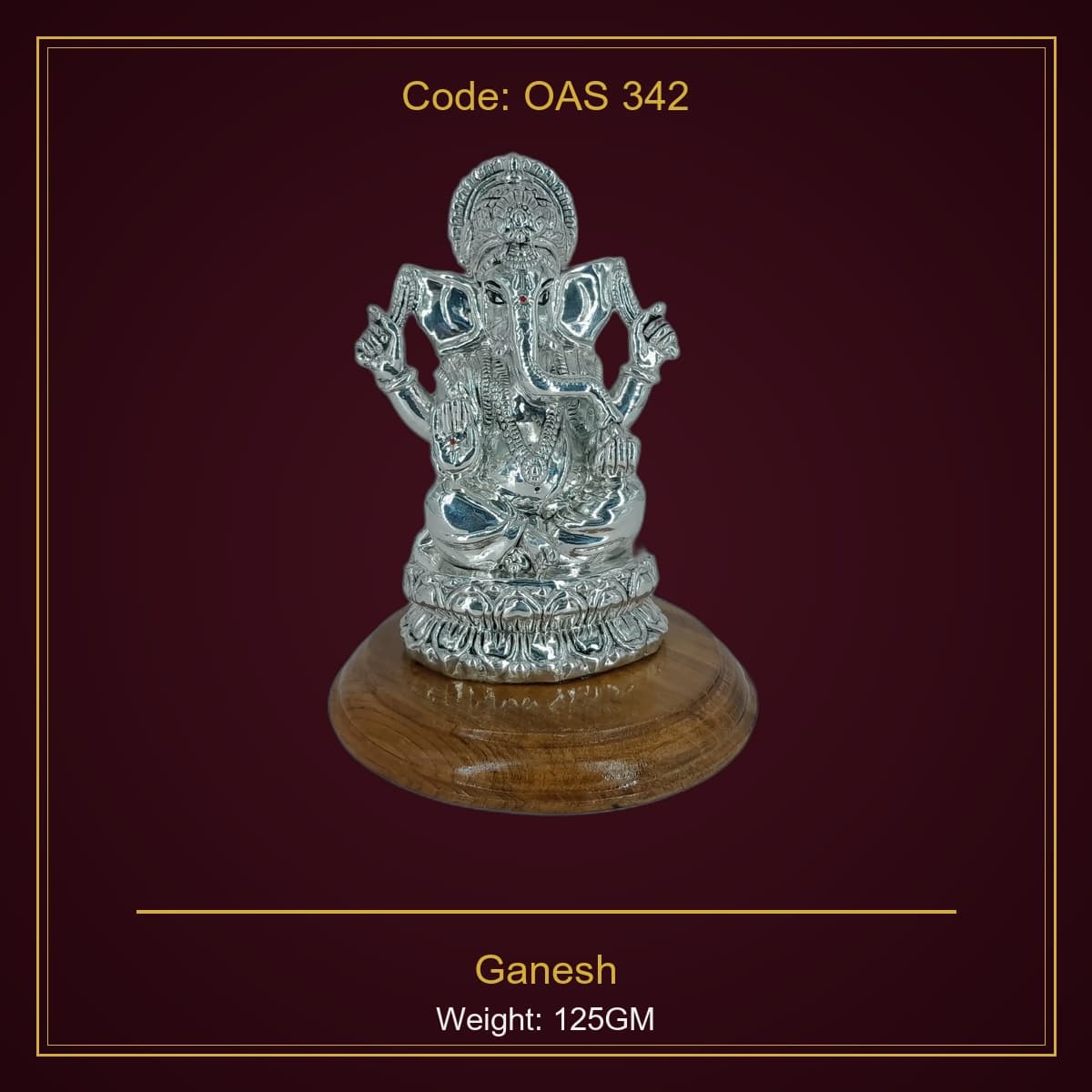 999 Silver Ganesh