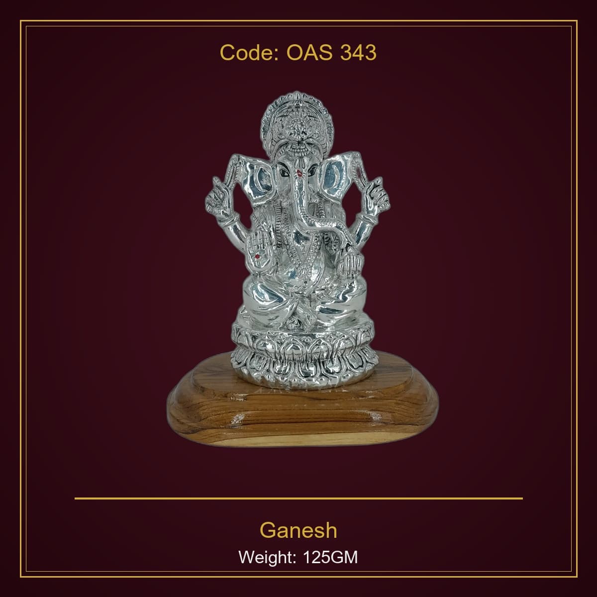 999 Silver Ganesh