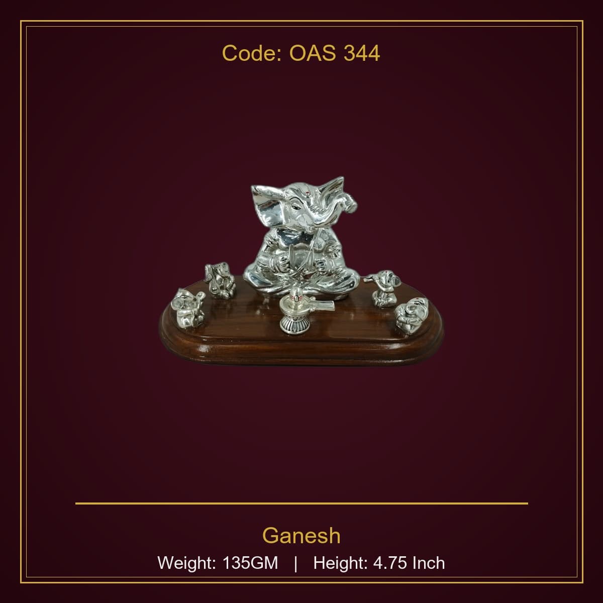 999 Silver Ganesh